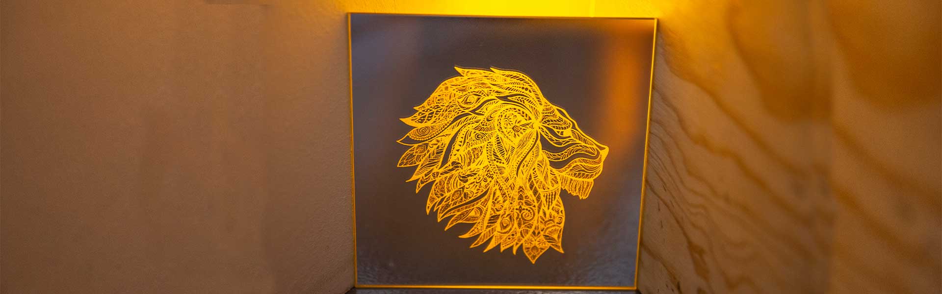 Lasershop, Gravur, AusdruckD! spiegel lasergravur löwenkopf