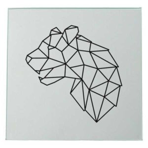 Panther Spiegel Lasergravur