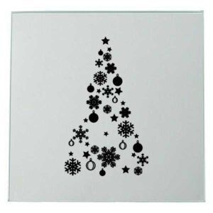 Weihnachtsbaum Spiegel Lasergravur