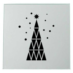 Weihnachtsbaum Spiegel Lasergravur