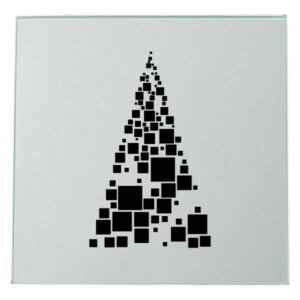 Weihnachtsbaum Spiegel Lasergravur