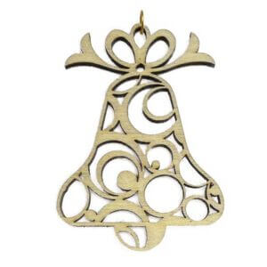 Weihnachtsbaumschmuck Sperrholz Glocke
